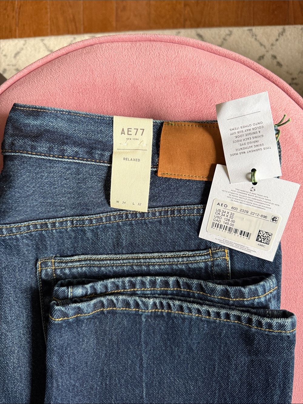 AE77 Relaxed fit 34/32 Jeans, Luxury line
